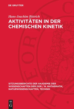 Abbildung von Bittrich | Aktivitäten in der chemischen Kinetik | 1. Auflage | 1982 | beck-shop.de