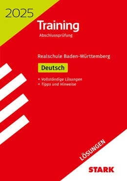 Abbildung von Engel / Wagner | STARK Lösungen zu Training Abschlussprüfung Realschule 2025 - Deutsch - BaWü | 19. Auflage | 2024 | beck-shop.de