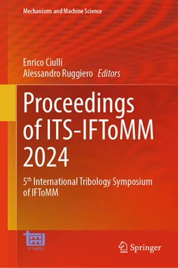 Abbildung von Ciulli / Ruggiero | Proceedings of ITS-IFToMM 2024 | 1. Auflage | 2024 | 160 | beck-shop.de