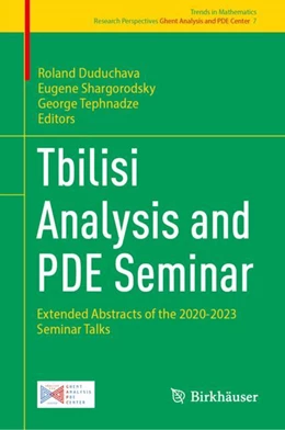 Abbildung von Duduchava / Shargorodsky | Tbilisi Analysis and PDE Seminar | 1. Auflage | 2024 | 7 | beck-shop.de