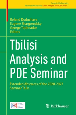 Abbildung von Duduchava / Shargorodsky | Tbilisi Analysis and PDE Seminar | 1. Auflage | 2024 | 7 | beck-shop.de