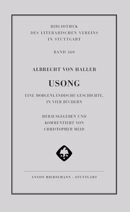 Abbildung von Meid | Albrecht von Haller: Usong | 1. Auflage | 2024 | 360 | beck-shop.de