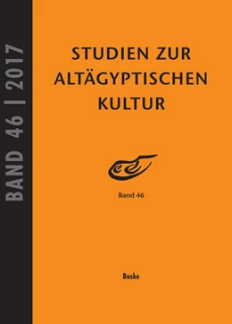 Abbildung von Kahl / Kloth | Studien zur Altägyptischen Kultur Bd. 46 (2017) | 1. Auflage | 2017 | beck-shop.de
