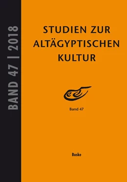 Abbildung von Kahl / Kloth | Studien zur Altägyptischen Kultur Bd. 47 (2018) | 1. Auflage | 2018 | beck-shop.de