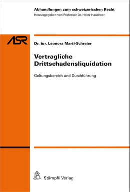 Abbildung von Marti-Schreier | Vertragliche Drittschadensliquidation | 1. Auflage | 2015 | beck-shop.de