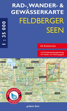 Abbildung von Rad-, Wander- und Gewässerkarte Feldberger Seen | 1. Auflage | 2024 | beck-shop.de