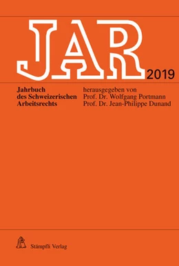 Abbildung von Portmann / Dunand | JAR 2019 | 1. Auflage | 2019 | beck-shop.de