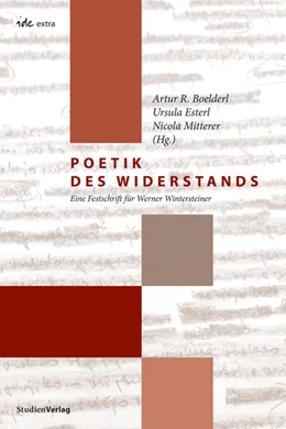 Abbildung von Boelderl / Esterl | Poetik des Widerstands | 1. Auflage | 2020 | beck-shop.de