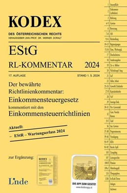 Abbildung von Bauer / Doralt | KODEX EStG Richtlinien-Kommentar 2024 | 17. Auflage | 2024 | beck-shop.de
