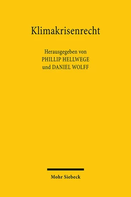 Abbildung von Hellwege / Wolff | Klimakrisenrecht | 1. Auflage | 2024 | beck-shop.de