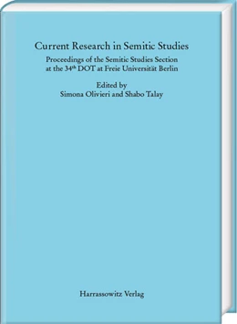 Abbildung von Olivieri / Talay | Current Research in Semitic Studies | 1. Auflage | 2024 | beck-shop.de