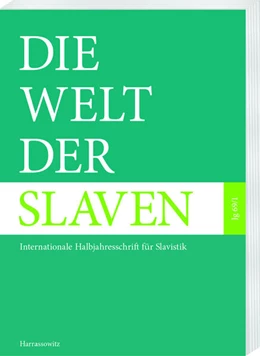 Abbildung von Buncic / Frank | Die Welt der Slaven 69 (2024) 1 | 1. Auflage | 2024 | 69,1 | beck-shop.de