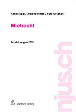 Abbildung von Kägi / Mazza | Mietrecht | 1. Auflage | 2020 | beck-shop.de