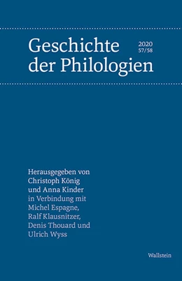 Abbildung von Kinder / König | Geschichte der Philologien | 1. Auflage | 2020 | beck-shop.de
