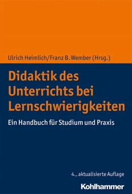 Abbildung von Heimlich / Wember | Didaktik des Unterrichts bei Lernschwierigkeiten | 4. Auflage | 2020 | beck-shop.de