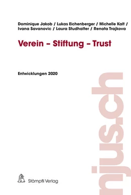 Abbildung von Jakob / Eichenberger | Verein - Stiftung - Trust | 1. Auflage | 2021 | beck-shop.de