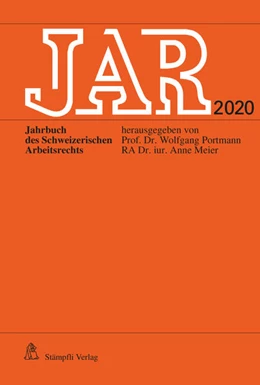 Abbildung von Portmann / Meier | JAR 2020 | 1. Auflage | 2021 | beck-shop.de