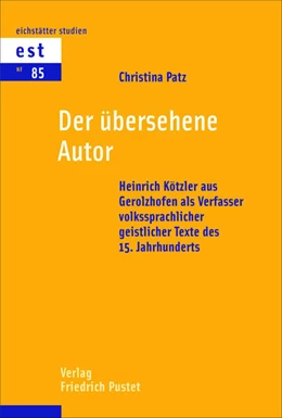 Abbildung von Patz | Der übersehene Autor | 1. Auflage | 2021 | beck-shop.de