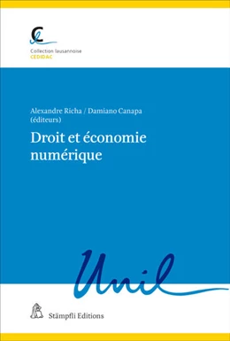 Abbildung von Jaccard / Richa | Droit et économie numérique | 1. Auflage | 2021 | beck-shop.de