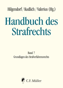 Abbildung von Hilgendorf / Kudlich | Handbuch des Strafrechts | 1. Auflage | 2020 | beck-shop.de
