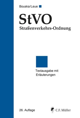 Abbildung von Bouska | StVO Straßenverkehrs-Ordnung | 26. Auflage | 2021 | beck-shop.de