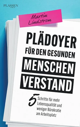 Abbildung von Lindstrom | Plädoyer für den gesunden Menschenverstand | 1. Auflage | 2021 | beck-shop.de