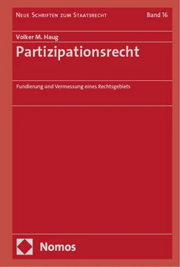 Abbildung von Haug | Partizipationsrecht | 1. Auflage | 2024 | beck-shop.de