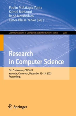 Abbildung von Melatagia Yonta / Barkaoui | Research in Computer Science | 1. Auflage | 2024 | 2085 | beck-shop.de