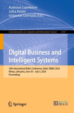 Abbildung von Lupeikiene / Ralyté | Digital Business and Intelligent Systems | 1. Auflage | 2024 | 2157 | beck-shop.de