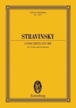 Abbildung von Stravinsky / Karallus | Concerto en ré | 1. Auflage | 2021 | beck-shop.de