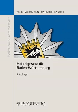 Abbildung von Belz / Mußmann | Polizeigesetz für Baden-Württemberg | 9. Auflage | 2022 | beck-shop.de