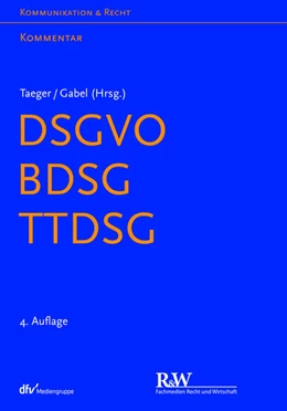 Abbildung von Taeger / Gabel | DSGVO - BDSG - TTDSG | 4. Auflage | 2022 | beck-shop.de