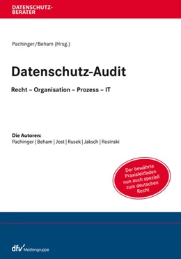 Abbildung von Pachinger / Beham | Datenschutz-Audit | 1. Auflage | 2021 | beck-shop.de