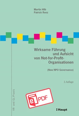 Abbildung von Hilb / Renz | Wirksame Führung und Aufsicht von Not-for-Profit-Organisationen | 3. Auflage | 2022 | beck-shop.de