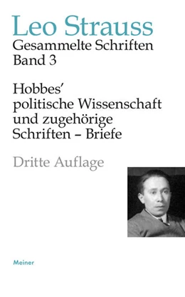 Abbildung von Strauss / Meier | Hobbes' politische Wissenschaft und zugehörige Schriften - Briefe | 3. Auflage | 2022 | beck-shop.de