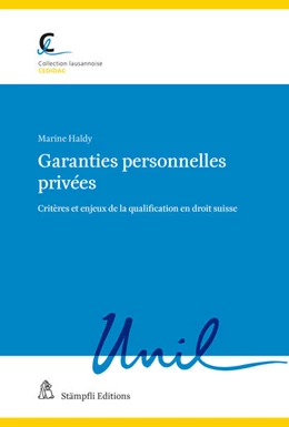 Abbildung von Haldy | Garanties personnelles privées | 1. Auflage | 2022 | beck-shop.de