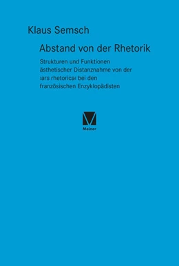 Abbildung von Semsch | Abstand von der Rhetorik | 1. Auflage | 2022 | beck-shop.de