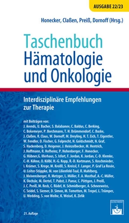 Abbildung von Honecker / Claßen | Taschenbuch Hämatologie und Onkologie | 21. Auflage | 2022 | beck-shop.de