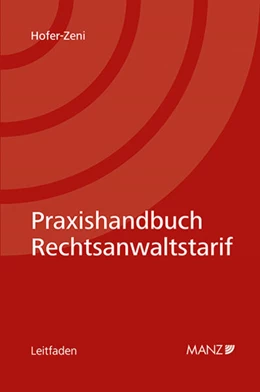 Abbildung von Hofer-Zeni | Praxishandbuch Rechtsanwaltstarif | 1. Auflage | 2024 | beck-shop.de