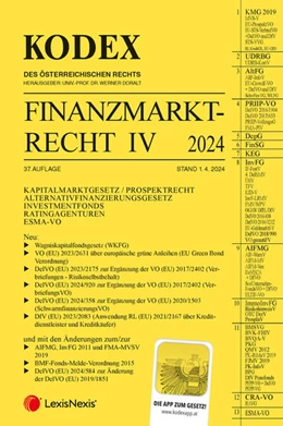 Abbildung von Doralt | KODEX Finanzmarktrecht Band IV 2024 | 37. Auflage | 2024 | beck-shop.de