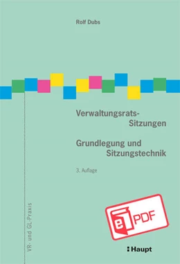 Abbildung von Dubs | Verwaltungsrats-Sitzungen | 3. Auflage | 2022 | beck-shop.de