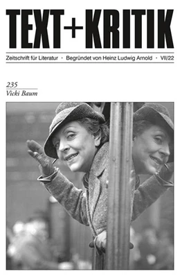 Abbildung von Bertschik / Frank | TEXT + KRITIK 235 - Vicki Baum | 1. Auflage | 2022 | beck-shop.de