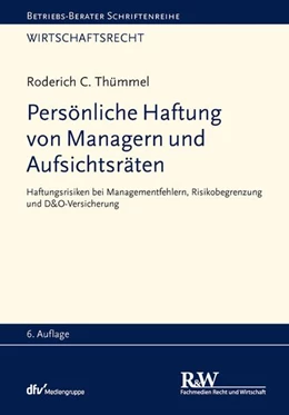 Abbildung von Thümmel | Persönliche Haftung von Managern und Aufsichtsräten | 6. Auflage | 2024 | beck-shop.de