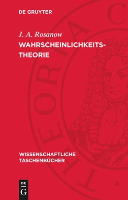 Abbildung von Rosanow | Wahrscheinlichkeitstheorie | 1. Auflage | 1970 | beck-shop.de