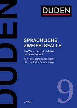 Abbildung von Hennig / Dudenredaktion | Sprachliche Zweifelsfälle | 9. Auflage | 2021 | beck-shop.de