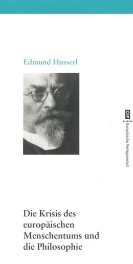 Abbildung von Husserl | Die Krisis des europäischen Menschentums und die Philosophie | 1. Auflage | 2022 | beck-shop.de