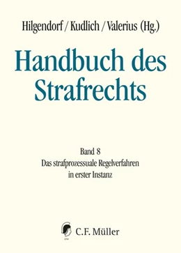 Abbildung von Hilgendorf / Kudlich | Handbuch des Strafrechts | 1. Auflage | 2022 | beck-shop.de