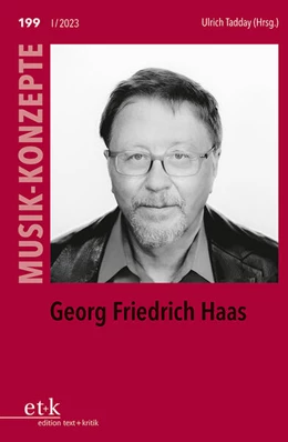 Abbildung von Tadday | MUSIK-KONZEPTE 199: Georg Friedrich Haas | 1. Auflage | 2023 | beck-shop.de