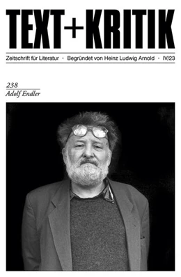 Abbildung von Berendse | TEXT + KRITIK 238 - Adolf Endler | 1. Auflage | 2023 | beck-shop.de