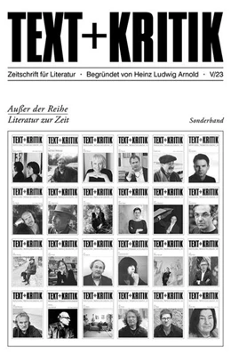 Abbildung von Feßmann / Ruckaberle | TEXT + KRITIK Sonderband - Außer der Reihe | 1. Auflage | 2023 | beck-shop.de